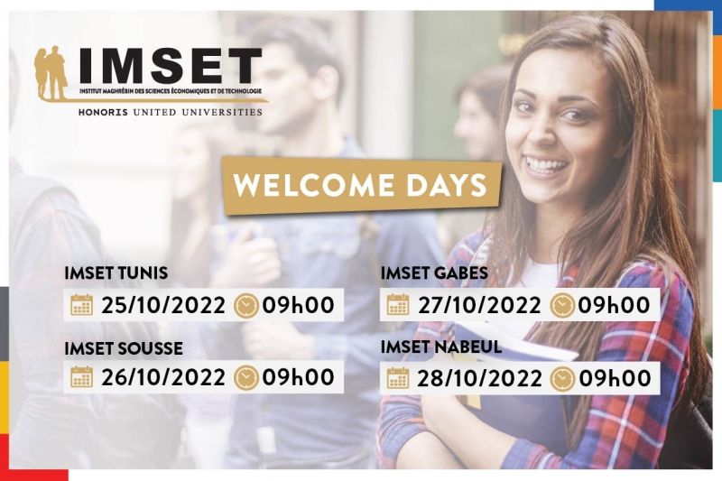 l'IMSET organise des Welcome Days
