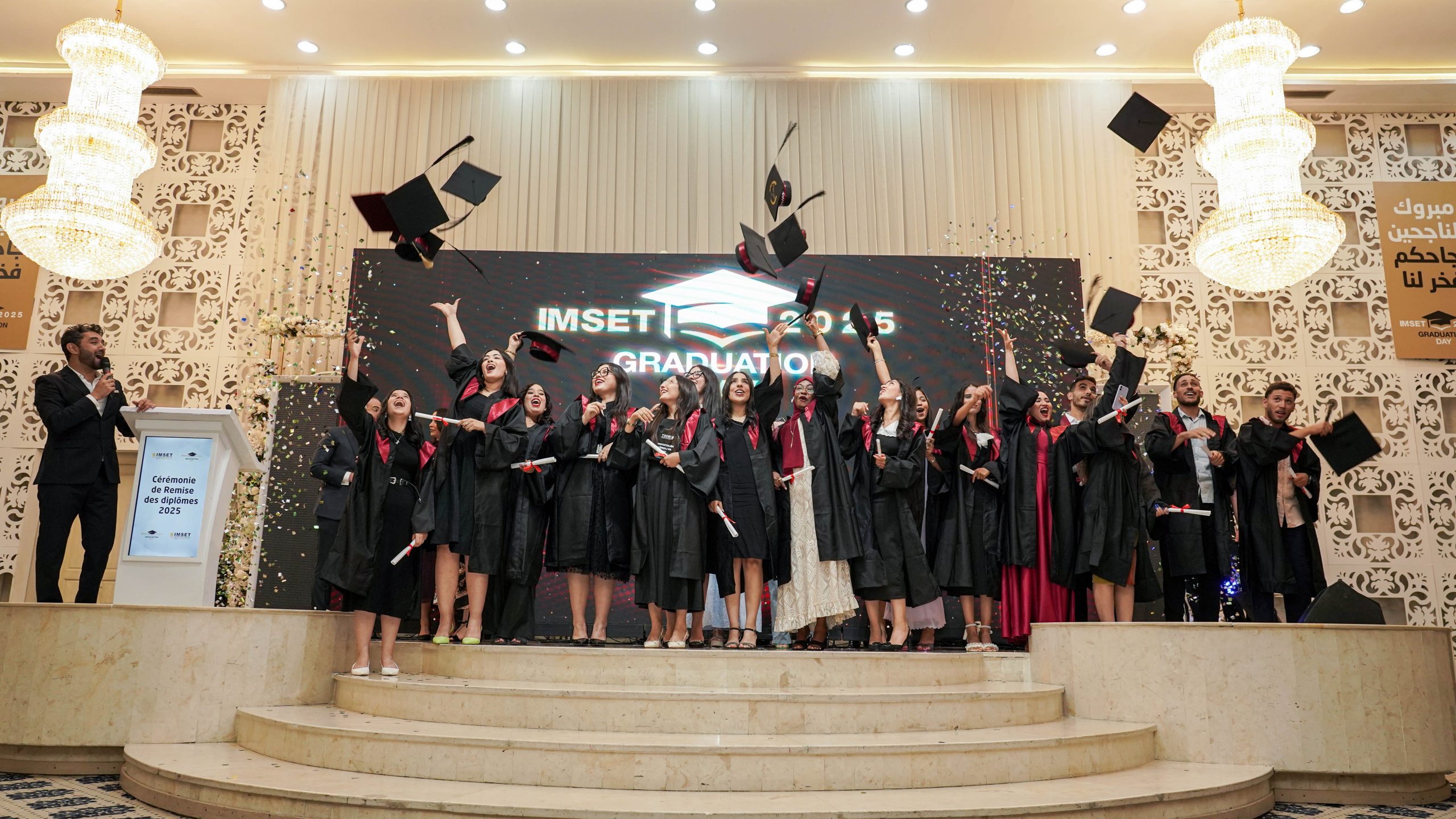 Cérémonie de remise des diplômes de IMSET Sfax
