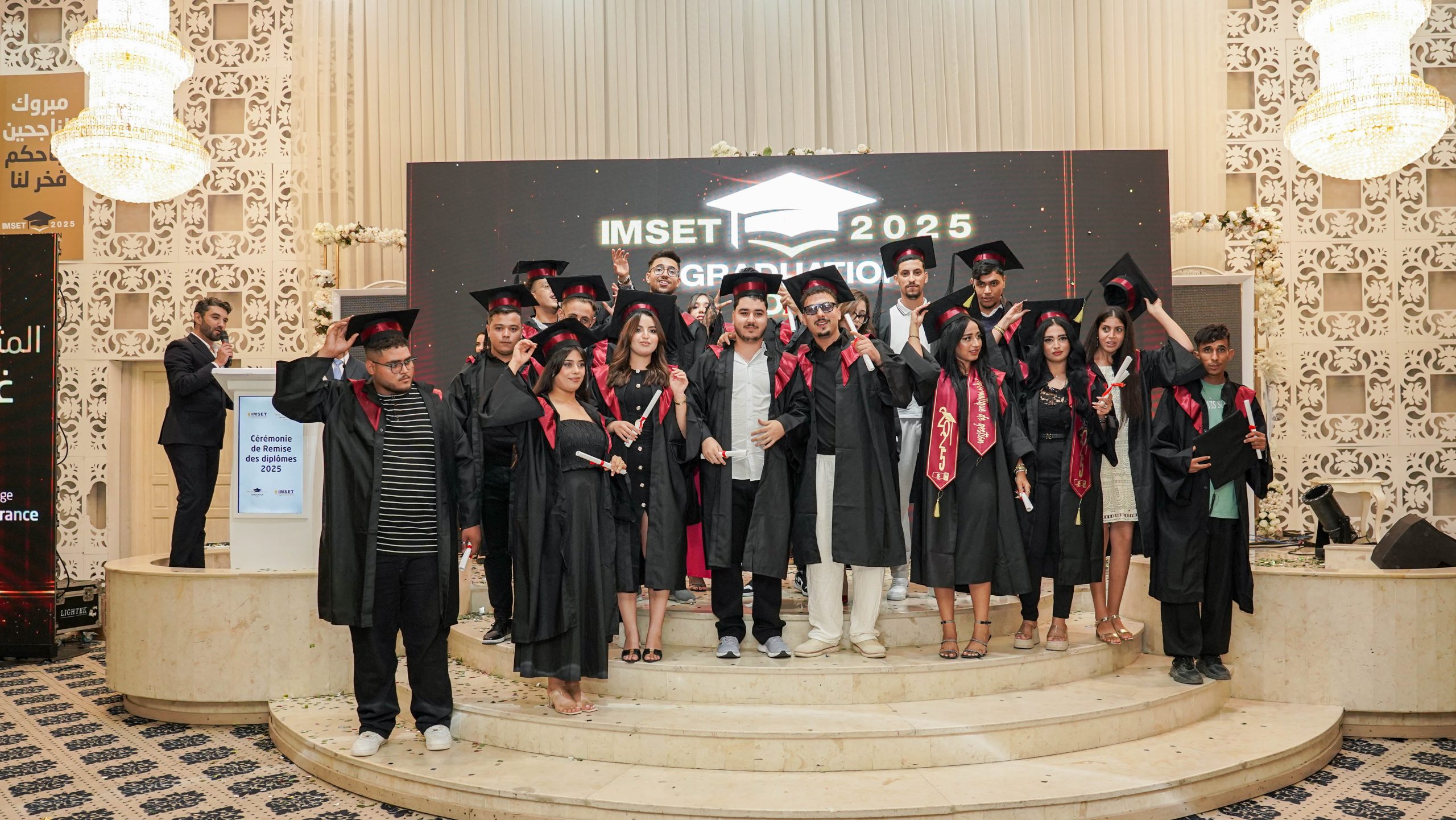 Cérémonie de remise des diplômes de IMSET Sousse